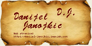 Danijel Janojkić vizit kartica
